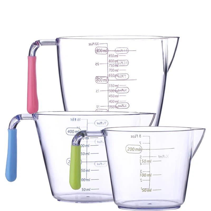 Plastic Measuring Cup Set For Baking