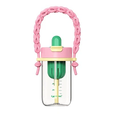 Botella de agua de plástico con correa ajustable